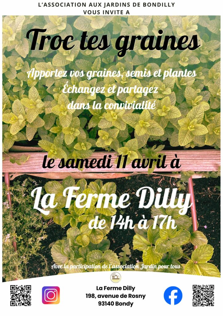 Aux Jardins de Bondilly : Troc tes graines